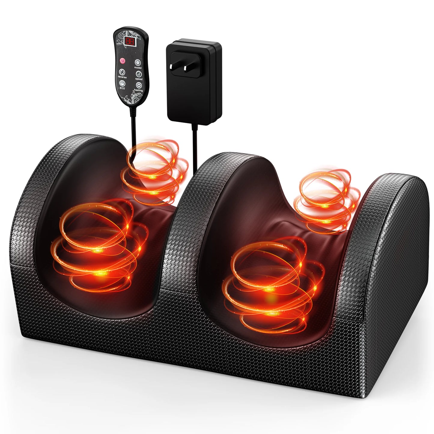 Shiatsu Foot Massager, Foot Spa with Heat for Comfort and Relief, Gift, Black