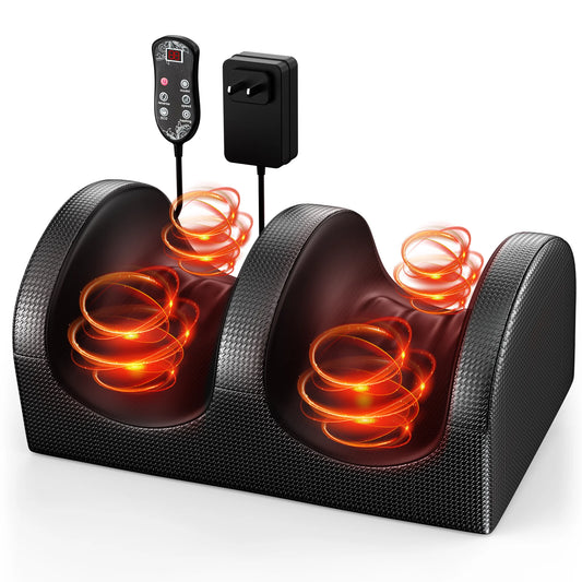 Shiatsu Foot Massager, Foot Spa with Heat for Comfort and Relief, Gift, Black