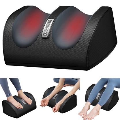 Foot Massager Machine with Heat, Deep Tissue Massager for Foot Massage and Calf Massage, Gifts for Mom & Dad