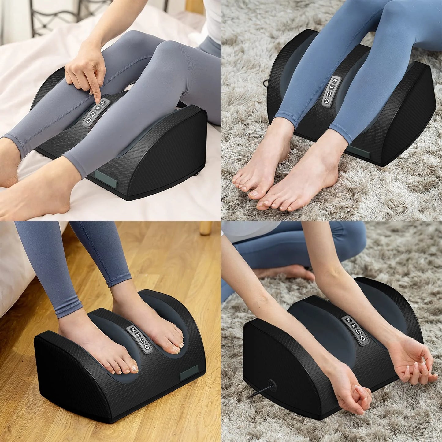 Foot Massager Machine with Heat, Deep Tissue Massager for Foot Massage and Calf Massage, Gifts for Mom & Dad